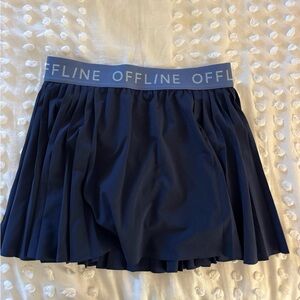 Offline pleated tennis skort